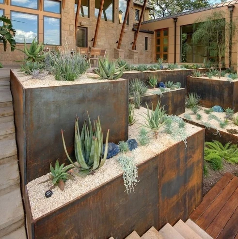 corten steel garden bed edging corten steel garden bed edging