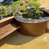 ميزة مياه الصلب الكورتين الكبيرة